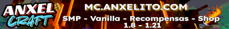 AnxelCraft Minecraft server banner