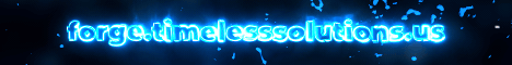 Timeless Forge Minecraft server banner