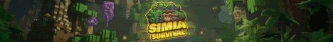 Simia Survival Minecraft server banner