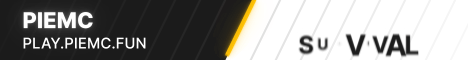 PieMc Network Minecraft server banner