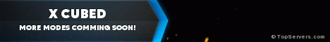 X CUBED Minecraft server banner