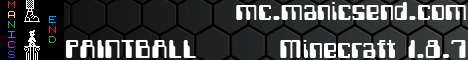 Manics End Minecraft server banner