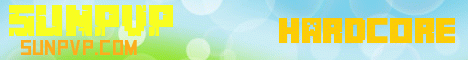 SunPvP Minecraft server banner