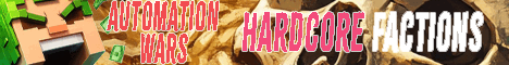 Automation Wars Minecraft server banner