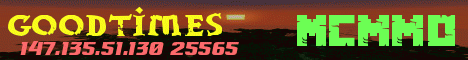 GoodTimes Minecraft server banner