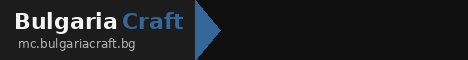 BulgariaCraft Minecraft server banner