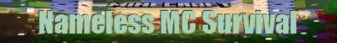 Nameless MC Survival Server banner