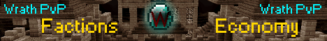 WrathPVP Minecraft server banner