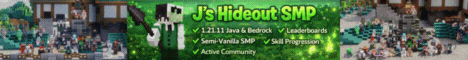 Js Hideout SMP-Banner