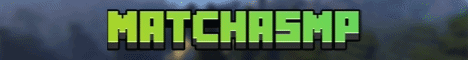 Matcha SMP Minecraft server banner