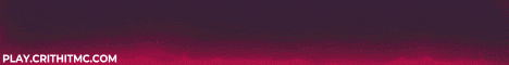 CritHitMC Minecraft server banner