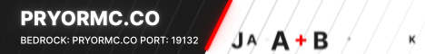 PryorSurvival banner PryorSurvival Minecraft server banner