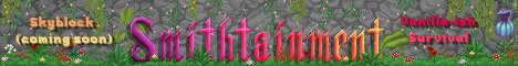 Smithtainment Minecraft-Banner