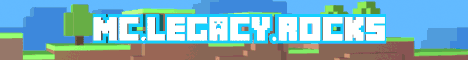 Legacy Minecraft server banner