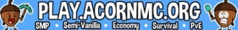 Acorn banner