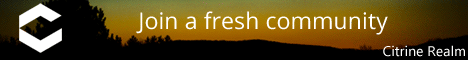 Citrine Realm Minecraft server banner