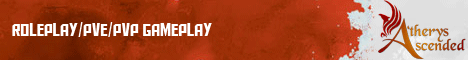 A'therys Ascended Minecraft server banner