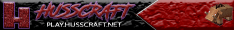 Husscraft Minecraft server banner