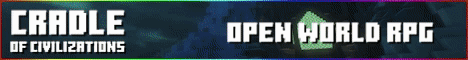 Cradle of Civilizations Minecraft server banner