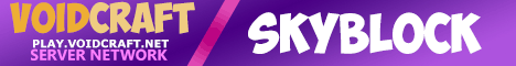 VoidCraft Network Minecraft server banner