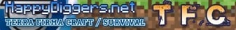HappyDiggers TFC TerraFirmaCraft-Banner