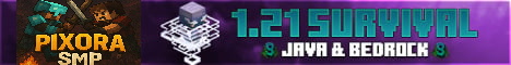 Pixora SMP banner