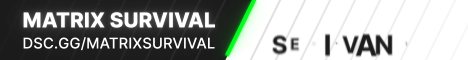Matrix Survival Minecraft server banner