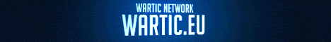 Wartic Minecraft server banner