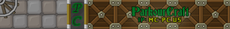ParkourCraft Minecraft server banner
