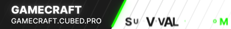 gamecraft Minecraft server banner