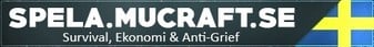 MuCraft - Svensk survival server banner
