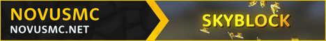 NovusMC Minecraft server banner