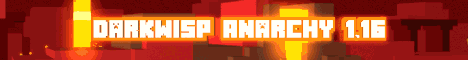 DarkWisp Anarchy Minecraft server banner