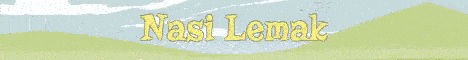 Nasi Lemak Minecraft Server banner