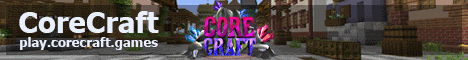 CoreCraft Minecraft server banner