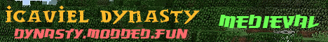 Icaviel Dynasty Minecraft server banner