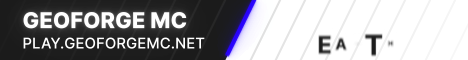 GeoForge Minecraft server banner