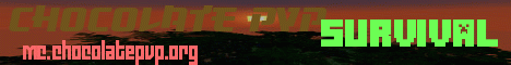Chocolate PVP Network Minecraft server banner