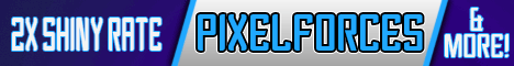 PixelForces Minecraft server banner